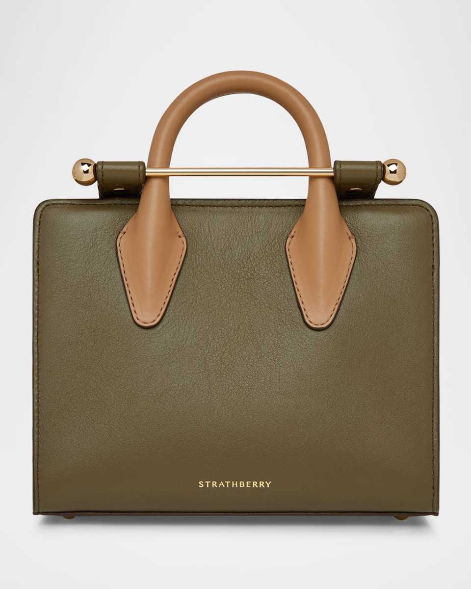 Nano Tri Leather Tote Bag